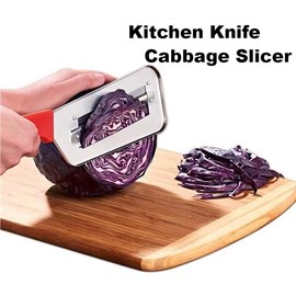 Stainless Steel Cabbage Shredder & Onion Slicer for Coleslaw, Cuchillo Rallador De Repollo