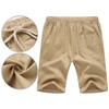 JustSun Men's Shorts With Pockets, Lightweight, Breathable, khaki, m