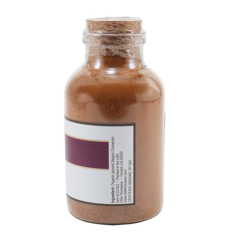 Olde Thompson Organic Saigon Cinnamon, 4.1 Ounce