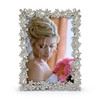 MIMOSA MOMENTS Flora Style Metal Picture Frame with Rhinestones Décor
