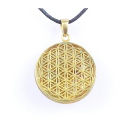 'Orpanit® "Orgonite Amulet DoubleSided Flower of Life