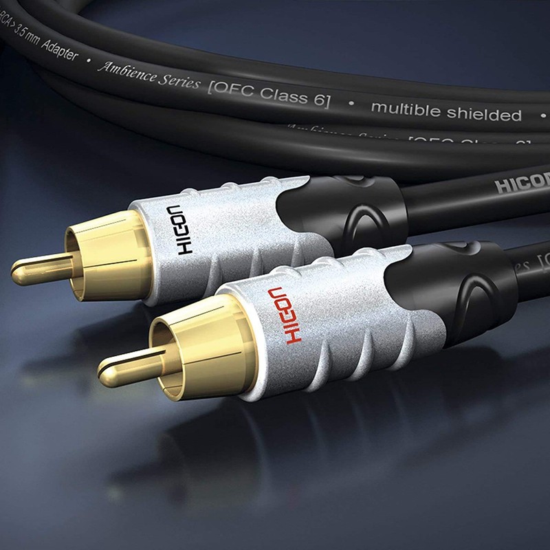 Hicon Ambience HIA-C2C2-0150 RCA Cable Triple Shielded 1.5 m RCA