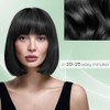 KAISASA Champú para teñir el cabello negro 3 en 1