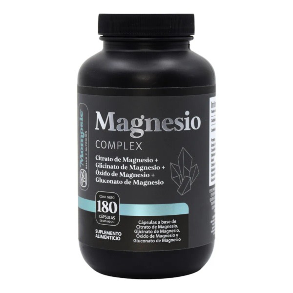 Magnesio Complex 4 Tipos de Magnesios Citrato De Magnesio, Glicinato