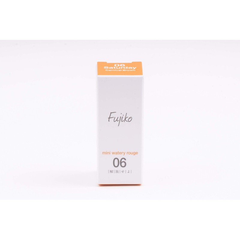 Fujiko Mini Water Rouge 06 Saturday (Release) Carnival Brown, 0.06