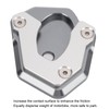 Motorcycle Kickstand Enlarged Plate Aluminium Alloy Replacement for Z650 Z900