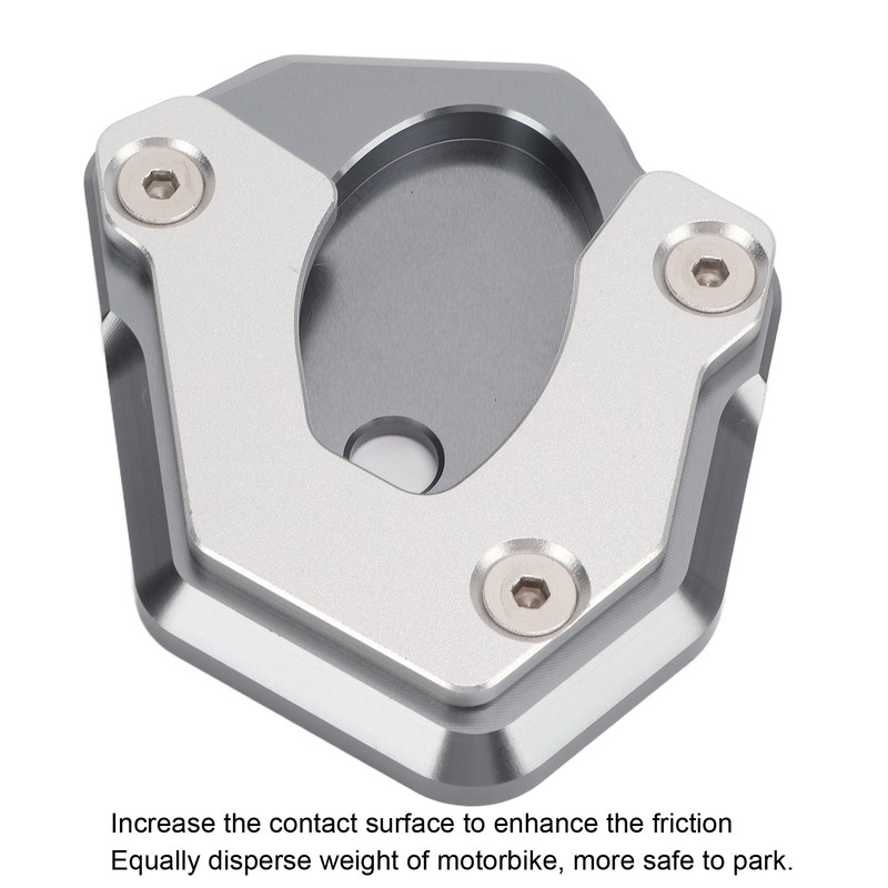Motorcycle Kickstand Enlarged Plate Aluminium Alloy Replacement for Z650 Z900