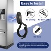 VZZNN 2 Pack Magnetic Hooks Straps, Utility Strong Garage Hooks,