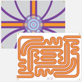 OPTP SenMoCOR System: Sensory Motor Control, Cervical Fine Motor Control, and Stabilization Exercise Testing System with Laser Headlamp and Two Target Training Posters: Two Poster Set Only