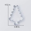LILIAO Christmas Tree with Bow Cookie Cutter - 3.4 x
