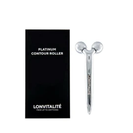 Platinum Contour Face Roller. Luxury Beauty tool. Improves appearance of the Skin. Release Facial Tension. Add definition and enhance facial features. Facial Face Massager