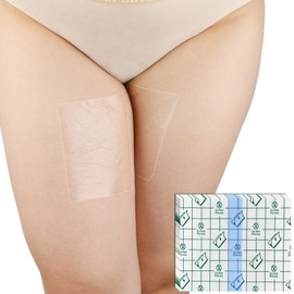 Thigh Lift Tape Transparent Lifting Adhesive Bandage Patch for Leg Body Sagging Skin Fat Cellulite Invisible Anti Chafing Ultra-Thin Inner Paste Waterproof Pad Disposable 4" x 4.7", 50 Packs