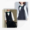 EKIND Men's Pre-tied Bowties Formal Satin Solid with Adjustable Neck