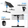 iXTRA Laptop Lap Desk Include Cooling Fan,Adjustable Lap Desk with