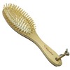 Wood Massage Hair Brush Natural Wrist with Gentle Stimulation