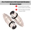 Mavis Laven XLR to RCA Adapter, 3-Pin XLR Female to