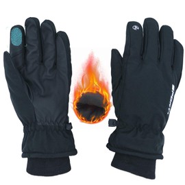 Children's Thermal Cycling Gloves Warm Winter Gloves Touchscreen Waterproof Windproof Non-Slip Sports Gloves for Cycling, Running, Skiing, Hiking for Students Boys / Girls