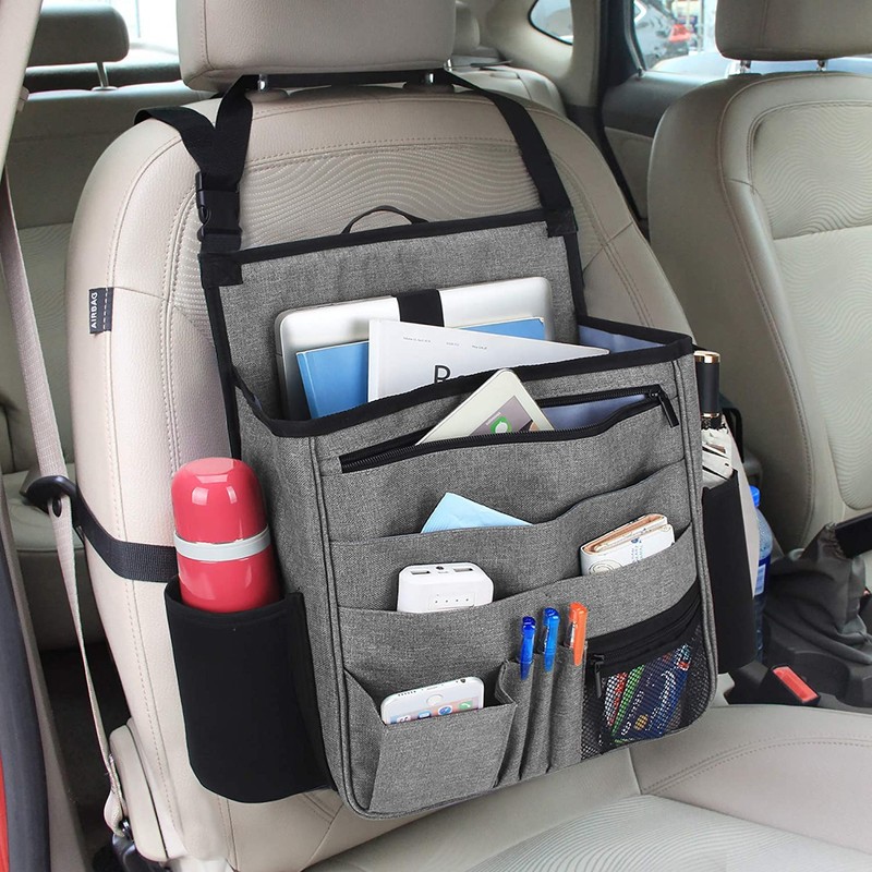 Luxja Car Seat Storage Organiser, Car Seat Organiser Front, Car