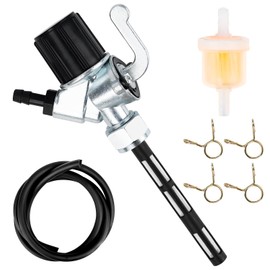 Petrol Tap Fuel Tap Petrol Hose Kit 1 Metre Diameter 5 mm Fuel Line + 1 Piece 6 mm Fuel Filter + 4 Pieces Hose Clamps Petrol Hose for Simson S50 S51 S53 S70 S83 SR1 SR2 MZ ES