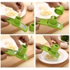 HG HGROPE Vegetable Cutter-Stainless Steel Multifunction Pressing Garlic, Green