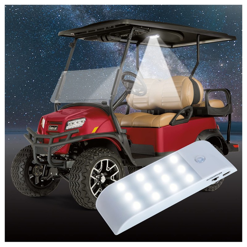 10L0L Universal Golf Cart Roof Light, LED USB Rechargeable Wireless
