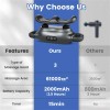 Costway Electric Back Massager 3 Heads 3 Modes USB Rechargeable