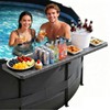 CLICLIET Pool Bar for Above Ground Pool, Pool Side Table