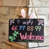 rosenice Chalkboards Double-Sided Decorative Chalkboard with String for Hanging (160209)