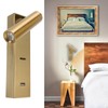 LED Wall Mounted Reading Light Simple Rechargeable Adjustable Angle Bedroom