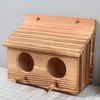 Wooden Bird House, Pets Breeding Nesting Box Cag, Solid Exclusive