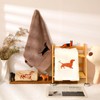 Breling 3 Pcs Dachshund Hand Towels for Bathroom, 13.3 x