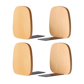 Muso Wood Wood Bookends - Never Fall (Beech) (2 Pair Pack)