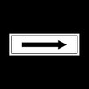 USSP&S Arrow Exit Sign - Black, Paper, Minimalist Style
