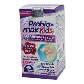 Natutech Probio Max Kids C/30tabs/ Lactobacilos, Vitramina C Natutech Sabor Fresa