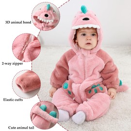TONWHAR Disfraces de Halloween para bebés,Conjunto de disfraces para niños,Conjunto de una pieza para bebé (3-6 meses/altura:59-66cm)