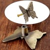 6Pcs Vintage Butterfly Shape Drawer Knob Chest Furniture Cabinet Pull