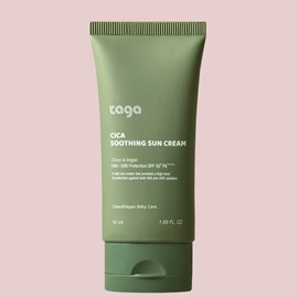 Taga hypoallergenic inorganic sunscreen cica soothing mild sunscreen SPF50+ PA++++, 50ml, 1 unit / 타가 저자극 무기자차 선크림 시카 진정 순한선크림 SPF50+ PA++++, 50ml, 1개