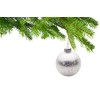 mugesh Christmas Bauble Ornaments, Silver, Beautiful Gift for Musicians (7
