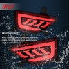 GEEGEETOP Red Lens LED DRL Rear Reflector Bumper Fog Light