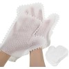 Patelai 60PCS White Microfiber Dusting Gloves Dual-Sided Cleaning Mitts