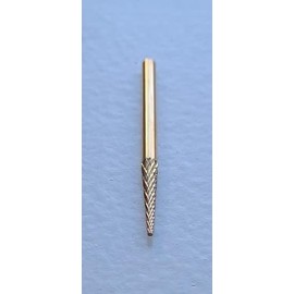A+Elite Acrylic Gel Nail Art Manicure Pedicure Drill Bit Burr File CONE UNDERNAIL D2.3x13.5mm 3/32" Shaft Gold Tungsten Carbide