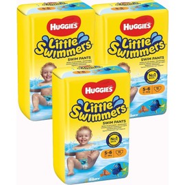 HUGGIES Little Swimmers Baby Disposable Swim Diapers Pants Size 5-6, 11 Count...