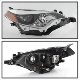 ACANII - For 2014-2016 Toyota Corolla Built in LED Replacement Headlight Headlamp - Passenger Side Only