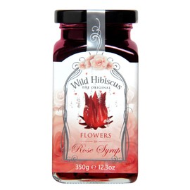 WILD HIBISCUS FLOWER COMPANY Syrup, Rose, 12.3 fluid ounce