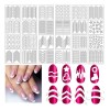 Universo en Linea Plantillas Adhesivas Diseño Uñas Esmalte/ Gel/ Acrílico