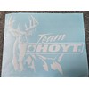 Team Hoyt Archery Bowhunting Deer Hunting White Window Decal