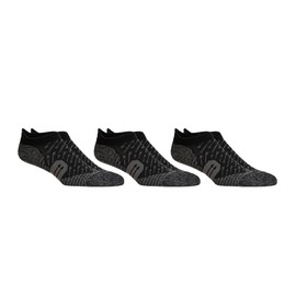 WORN T3 Ankle Socks, Moisture Wicking, Form Fit, No Slip, Light Cushion, Blister Free (Black, Large, 3 Pack)