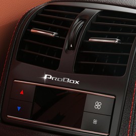 Pro Box 160 Series Custom Emblem, Car Logo Decoration Stickers, Metal Decorative Logo Badge Stickers, Custom Accessories, Interior Parts, Stylish, DIY Freely, Set of 10