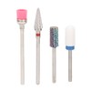 10 Pcs Nails Drill Bit Set Portable Remove Polishing Nail