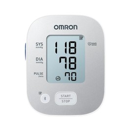 OMRON X2 Smart+ – Baumanómetro de Presión Arterial Automático para Brazo con Bluetooth, Detección de Latidos Irregulares y App OMRON connect
